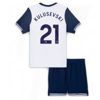 Camiseta Tottenham Hotspur Dejan Kulusevski #21 Primera Equipación Replica 2024-25 para niños mangas cortas (+ Pantalones cortos)